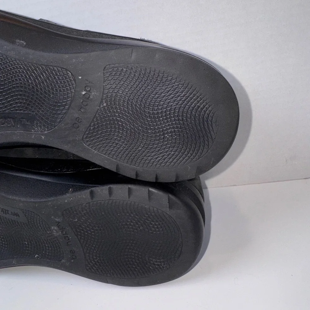 SAS Free Time Walking Shoes Women 9.5 M Charcoal Nubuck Leather Comfort Sneaker